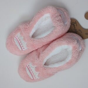 Faceplant Dreams Pink Women's Footsie Slippers Queen